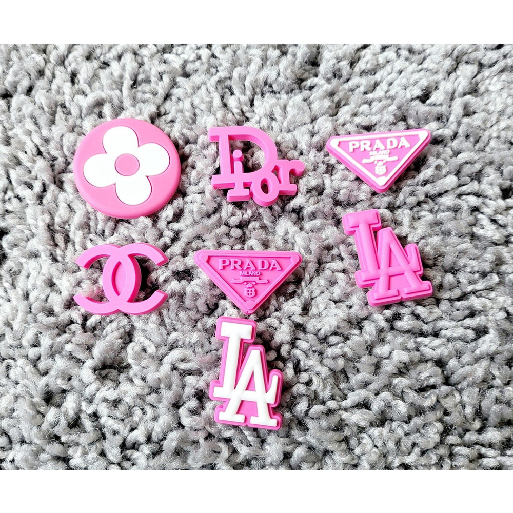 Designer Croc Charms lot- set of 7